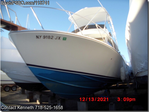 28' 1980 Bertram 28 Flybridge Cruiser BoatsFSBOgo