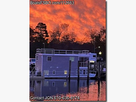 50' 2021 CUSTOM BUILT HOUSEBOAT ON ALUMINUM BARGE BoatsFSBOgo