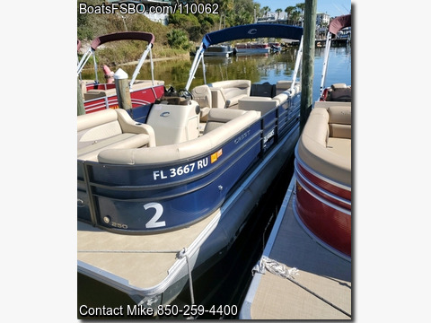 25'  2018 Crest 250 HD Pontoon Boat BoatsFSBOgo