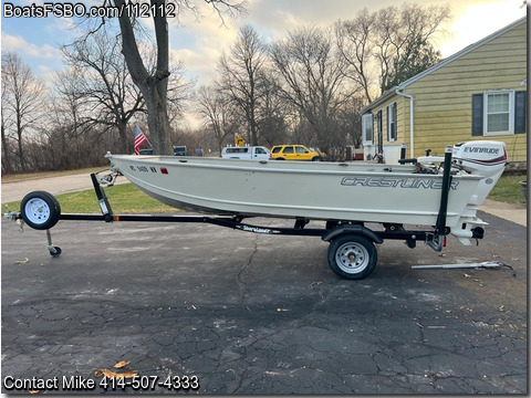 14'  2016 Crestliner CV1467 WT BoatsFSBOgo