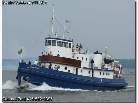 110' 1930 Custom Steel Tug Boat BoatsFSBOgo