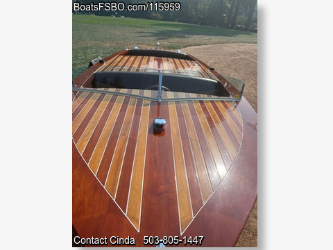 16' 1960 De Fir Mahogany Ray De Fir Custom Built Runabout BoatsFSBOgo