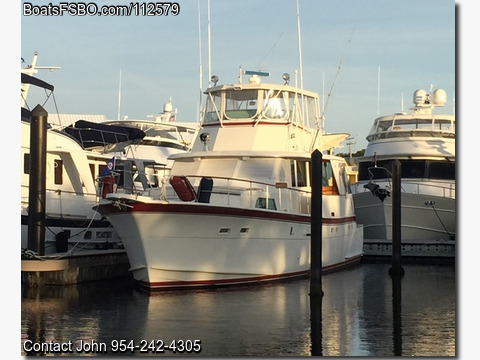 58'  1977 Hatteras 58 Yacht Fisherman BoatsFSBOgo