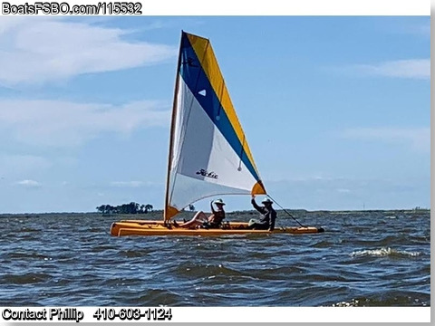 17' 2017 Hobie Tandem Mirage Sailing Kayak BoatsFSBOgo