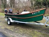 Home Built FLAT BOTTOM WOODEN DRIFT DORY