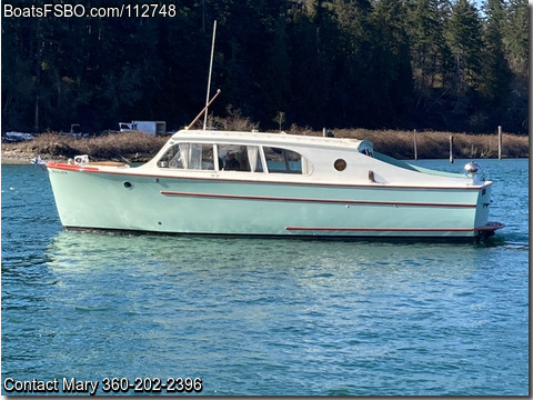 34'  1948 Monk Cabin Cruiser BoatsFSBOgo