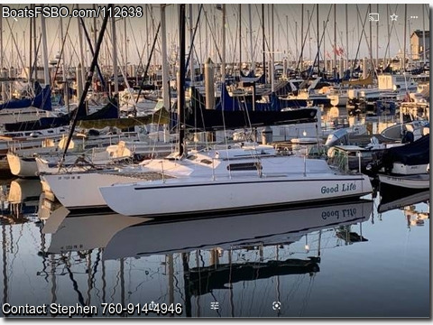 36'  1978 Norman Cross Cruising Trimaran BoatsFSBOgo