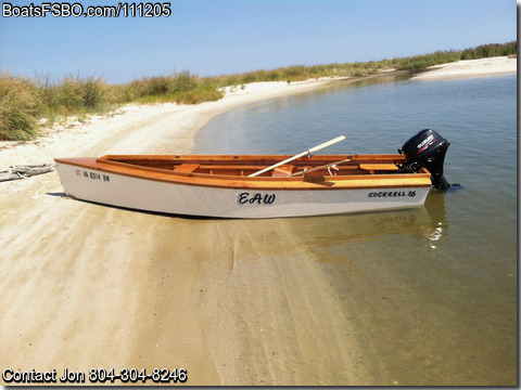 16'  2013 Northern Neck Skiff Built By Local Craftsman BoatsFSBOgo