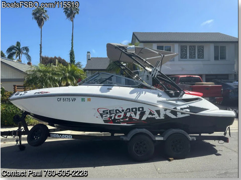 21'  2011 Sea Doo 210 Wake BoatsFSBOgo